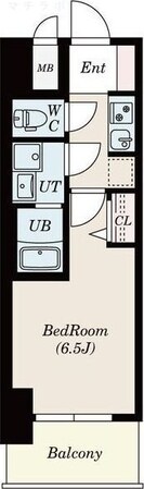 今池駅 徒歩2分 13階の物件間取画像